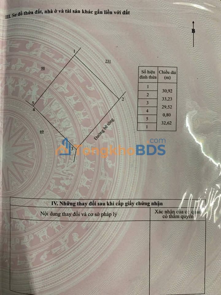 Đất nền Tân Thành Bình 1000m² 1.2 tỷ - Sổ đỏ chính chủ