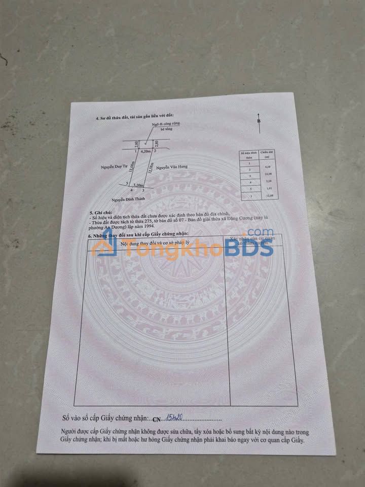 Đất nền Chiến Thắng Đặng Cương 51m² 1 tỷ - Sổ đỏ chính chủ