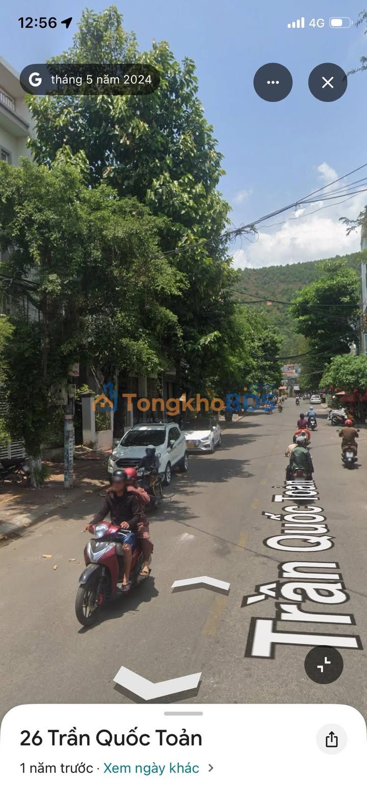 Bán Đất Mặt Tiền Trần Quốc Toản Quy Nhơn 54m² - Hướng Đông Nam