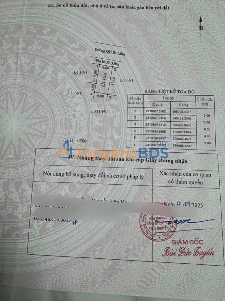 Đất nền đấu giá Bái Ngoài Hoa Động 78m² - Sổ hồng chính chủ, giá 4.55 tỷ