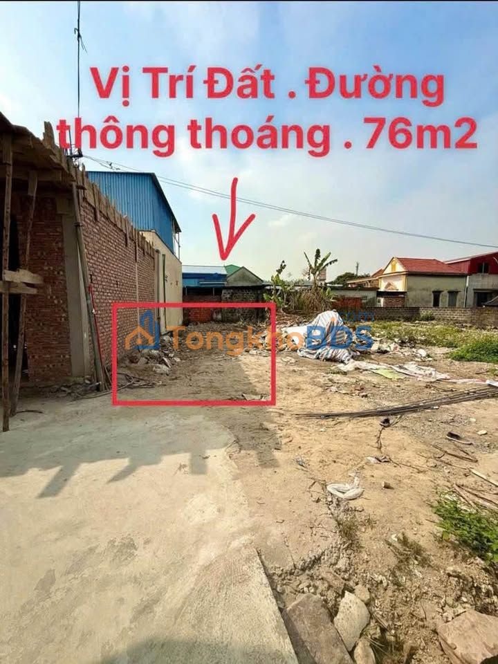 Đất Nền Thủy Nguyên 76m² - Vị Trí Vàng Đầu Tư, Giá Chỉ 1.7 Tỷ