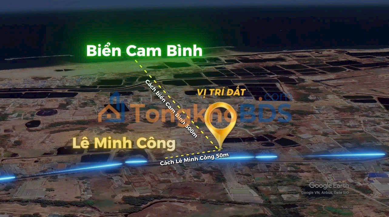 Đất Nền Biển La Gi 230m² - Sổ Đỏ Thổ Cư, Cách Biển Cam Bình 500m