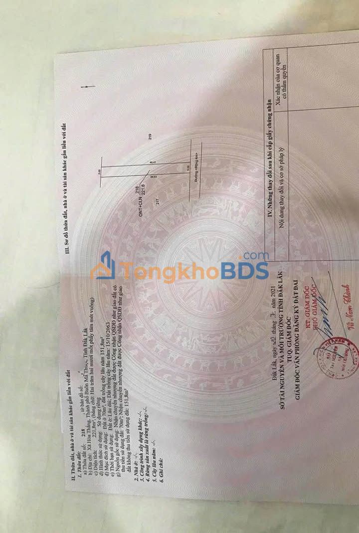 Đất Nền Komleo Buôn Ma Thuột 225m² - Sổ Đỏ Chính Chủ, Giá 1.1 Tỷ