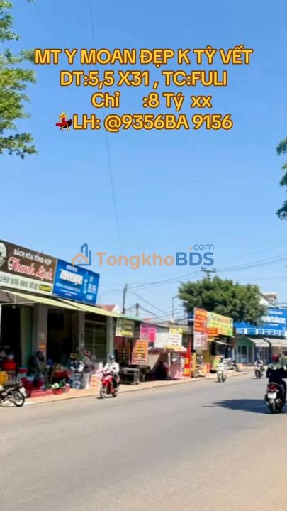 Nhà Mặt Tiền Y Moan, Buôn Ma Thuột - 170m², Hướng Tây, Kinh Doanh Sầm Uất