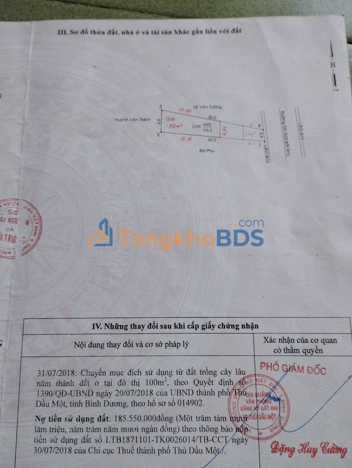 Đất nền DX002 Phú Chánh 153m² 4 tỷ - Tiềm năng tăng giá