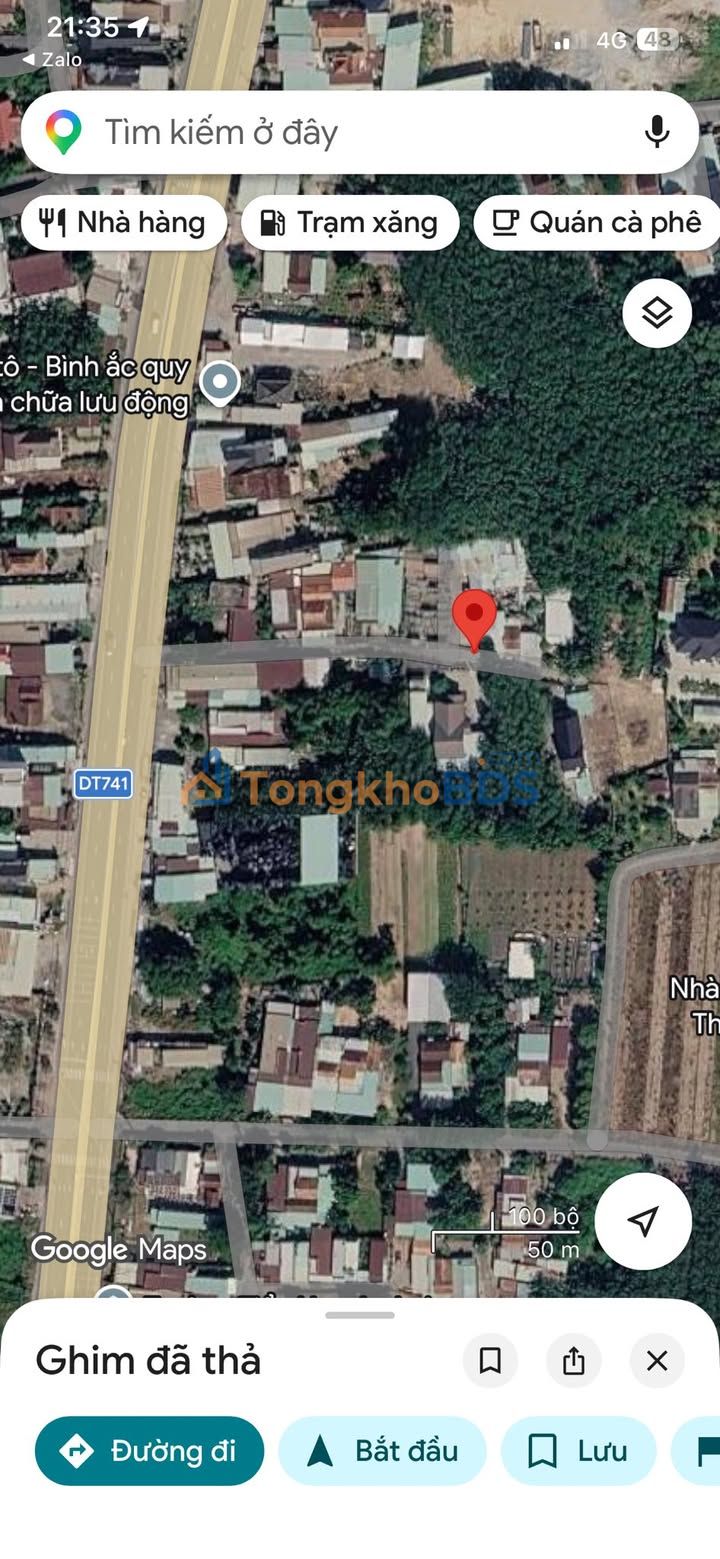 Bán đất thổ 60m² Phường An Cư, Bàu Bàng - Giá 1.4 Tỷ, Sát DT741