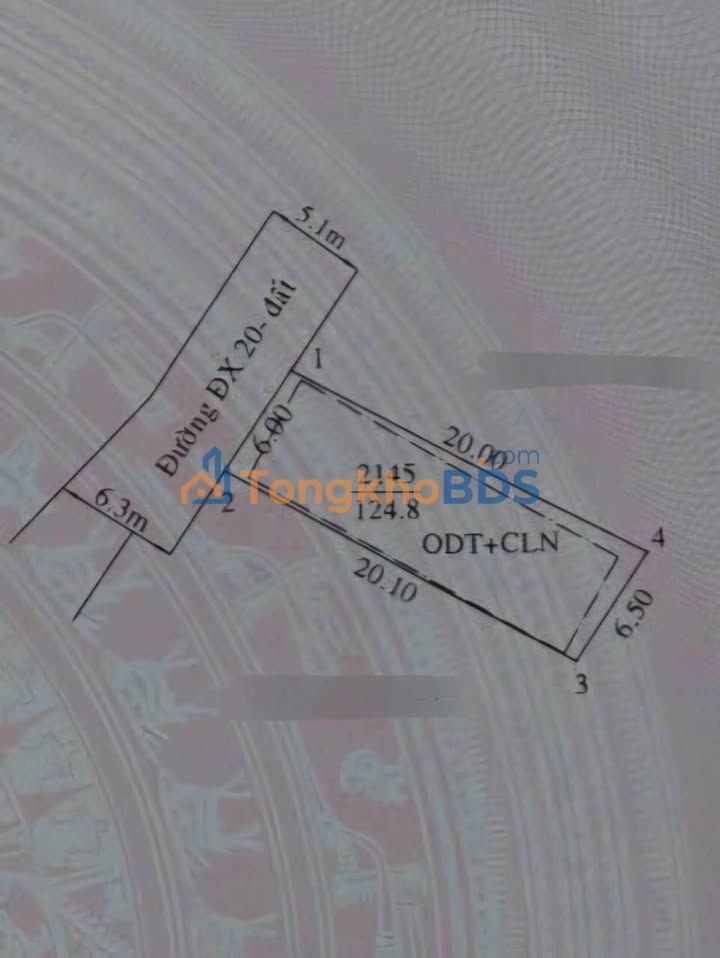 Nhà Mặt Tiền DX20 Phú Mỹ, Thủ Dầu Một - 120m² Sổ Hồng Riêng