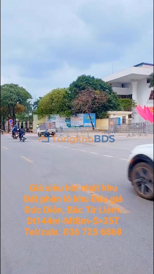 Đất nền 144m² Đấu giá Đức Diễn, Bắc Từ Liêm - Sổ đỏ sẵn sàng giao dịch