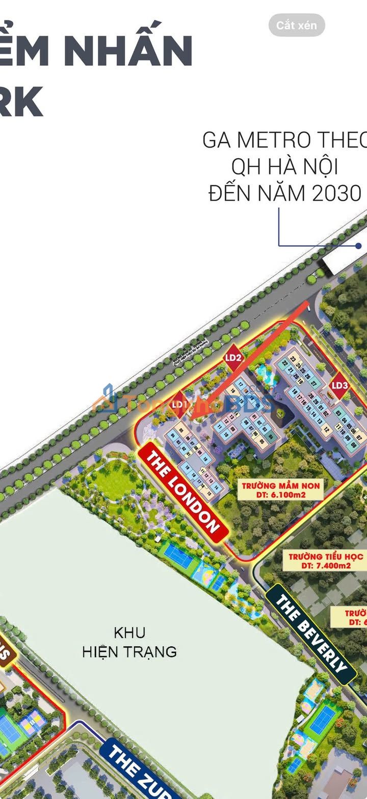 Căn hộ Vinhomes Ocean Park Gia Lâm 100m² 6.05 tỷ - View đẹp