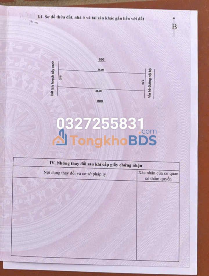 Đất nền KĐT NHĐ Thạch Thất 125m² 3 tỷ - Sổ đỏ chính chủ