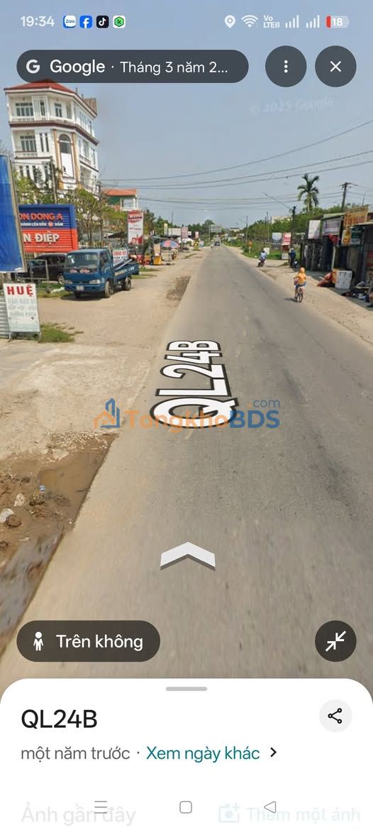 Mặt tiền QL 24b Sơn Tịnh 125m² Hướng Nam - Kinh doanh đắc lợi