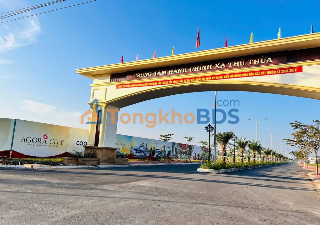 Đất Nền Mặt Tiền Đối Diện Co.opmart Thủ Thừa, Long An - 100m² Sổ Sẵn