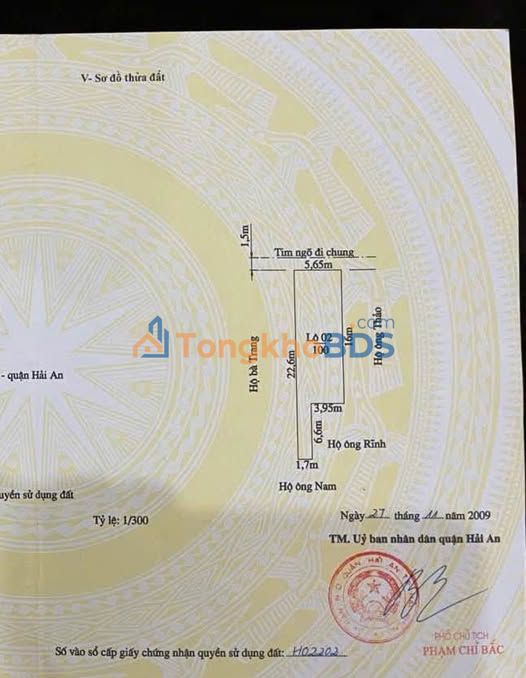 Bán Đất Vị Trí Đắc Địa Hải An - 100m² - Sổ Đỏ Sẵn Sàng