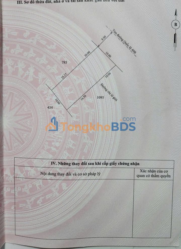 Mặt Tiền Quốc Lộ 49B Phú Vang - 257.6m2 Kinh Doanh Đắc Lợi