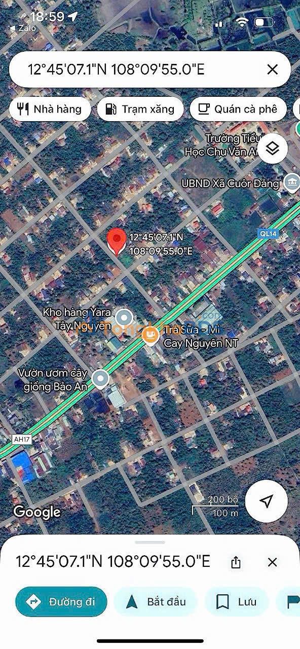 Đất nền Cư M'gar 105m² - Sổ hồng thổ cư, giá 595 triệu