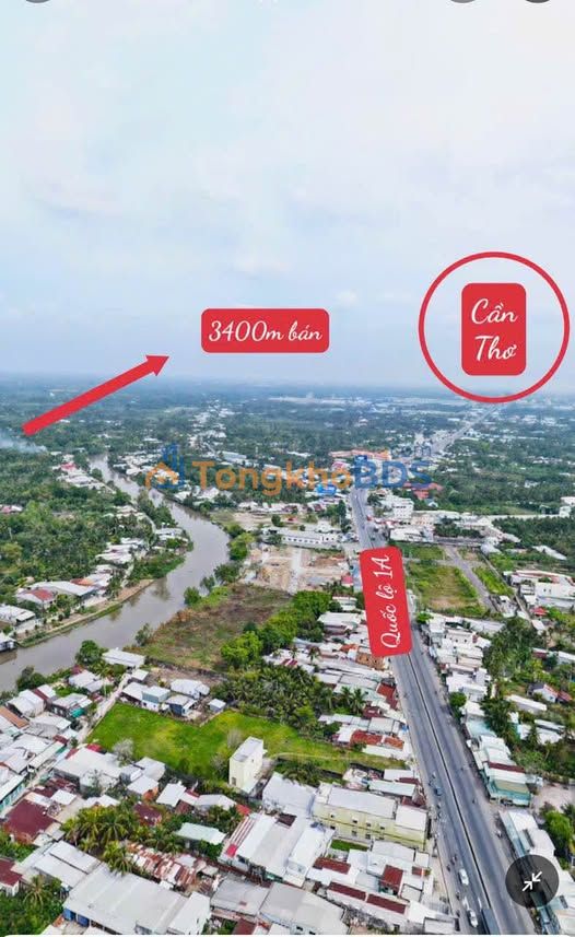 Farm 3400m² Hậu Giang - Giá 2 Tỷ, Cách Chợ Cái Tắc 1.5km