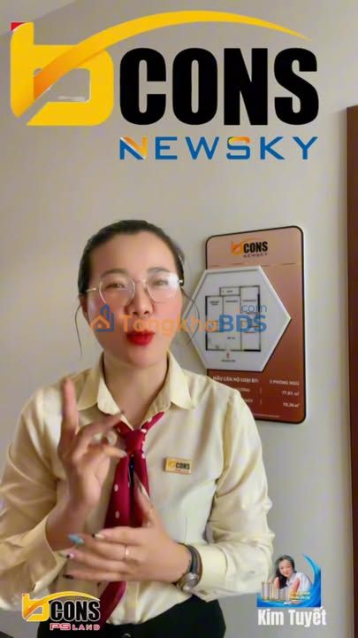 Căn hộ Bcons Sky Bình Thạnh 65m² 2PN - View Landmark Đẹp Như Tranh