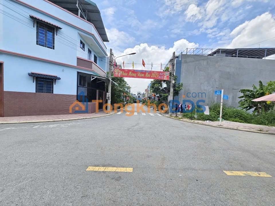 Đất góc KDC Lê Phong Dĩ An 78m² - Sổ hồng riêng, giá 3.99 tỷ