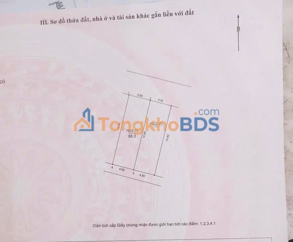 Đất Uy Nỗ Đông Anh 68m² - Sổ đỏ chính chủ