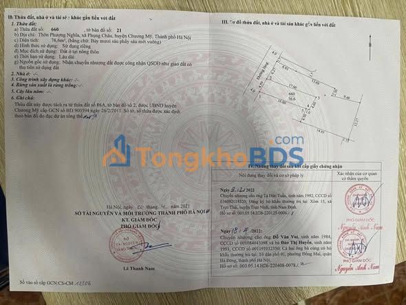 Đất Nền Chương Mỹ 76m² - Sổ Đỏ Sẵn Sàng, Gần Hà Đông & Cầu Giấy