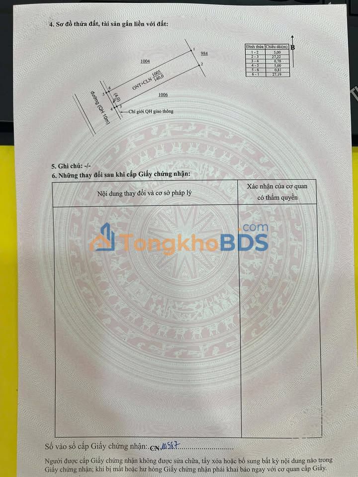 Đất nền Ea Kar, Đắk Lắk - 140m² Thổ cư 100% - Giá 525 triệu