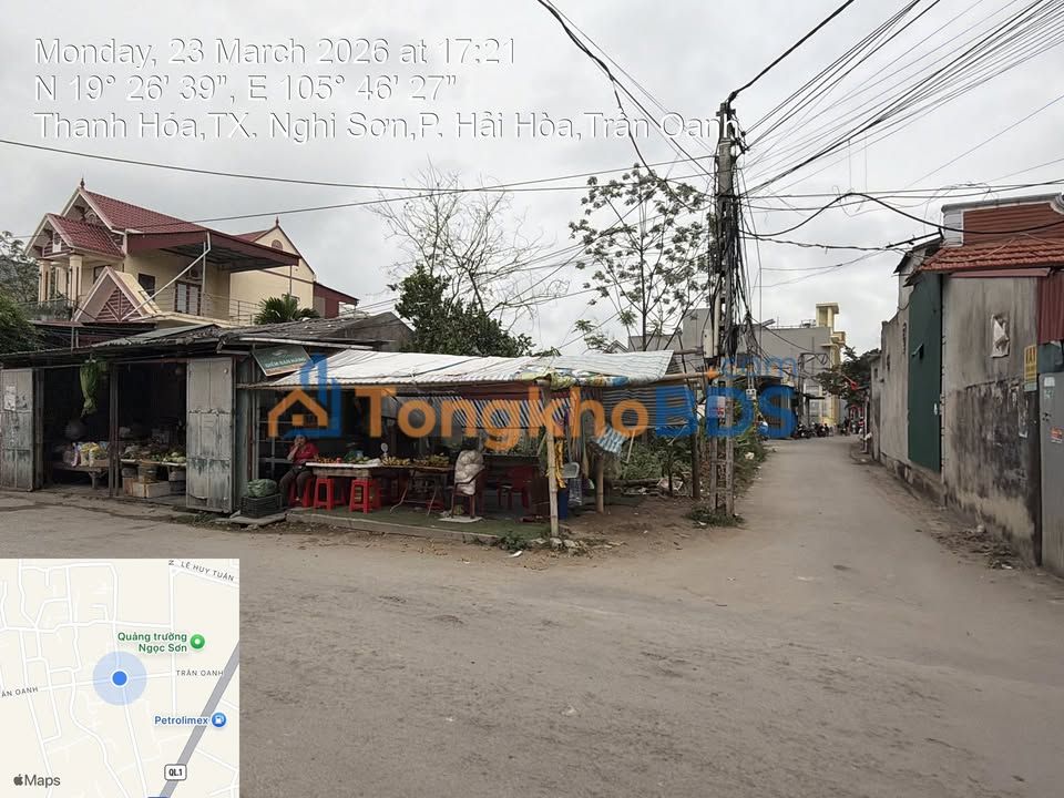 Đất Trần Oanh TX Nghi Sơn 120m² 3.1 tỷ - Sổ đỏ chính chủ