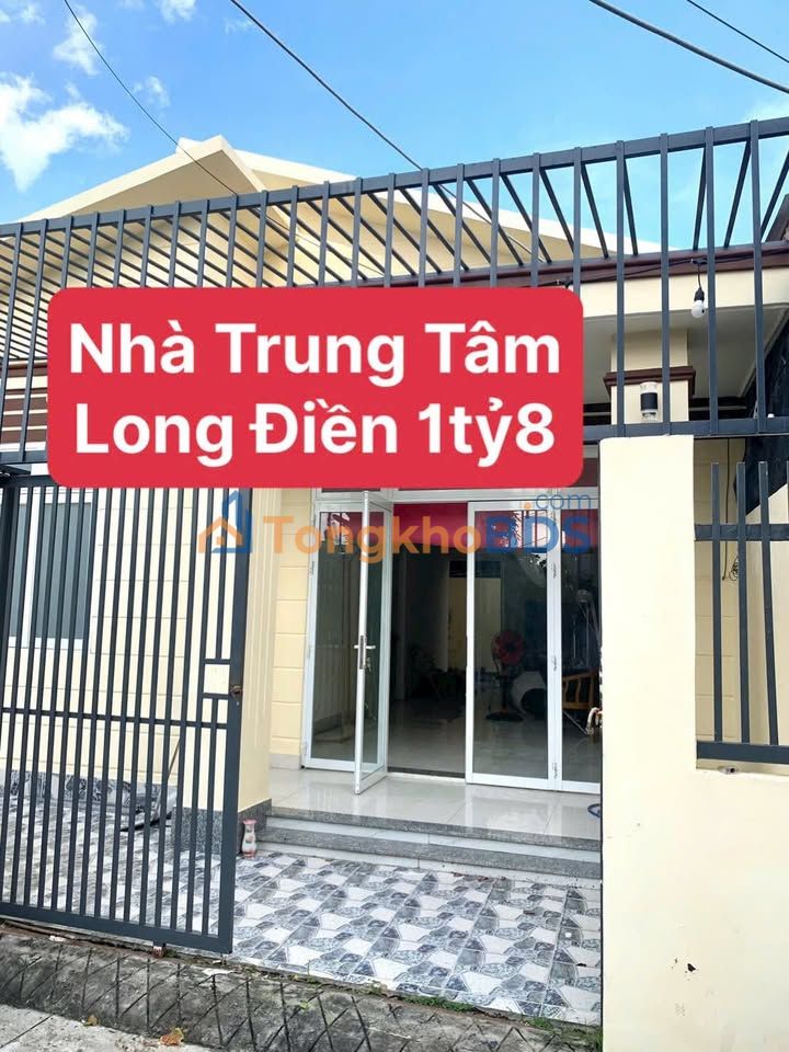 Nhà Mái Thái Long Điền 100m² - Sổ Hồng 60tc - Giá 1.8 Tỷ