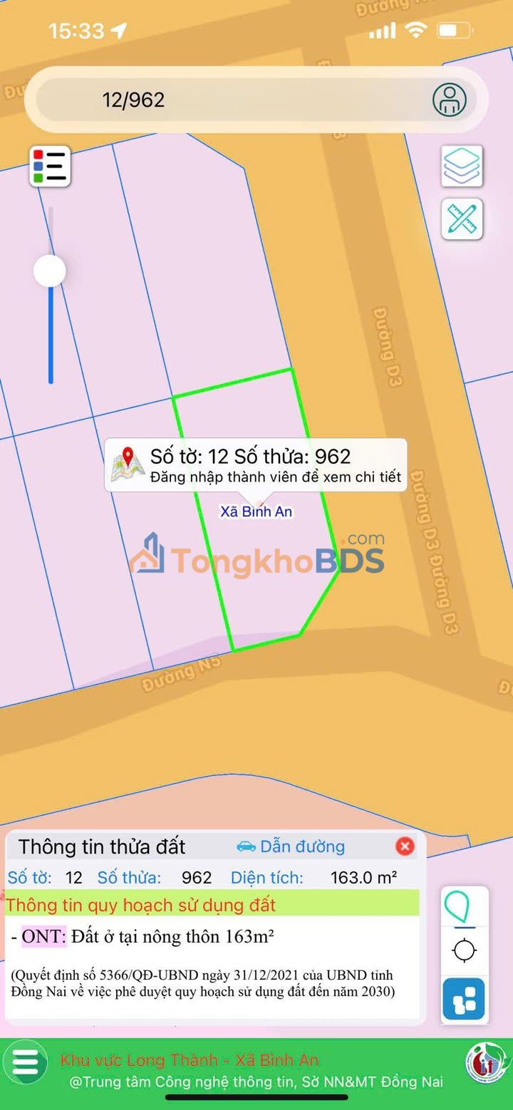 Đất Vàng Dragon Long Thành - 163m² Thổ Cư, Giá 1.6 Tỷ