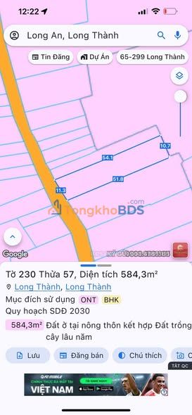 Bán Gấp 2 Căn Nhà C4 569m² Long Thành, Đồng Nai - 7 Tỷ
