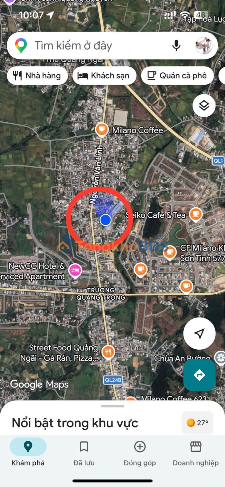 Bán Gấp Đất Vàng Phường Trương Quang Trọng 148.7m² - Giá 800 Triệu