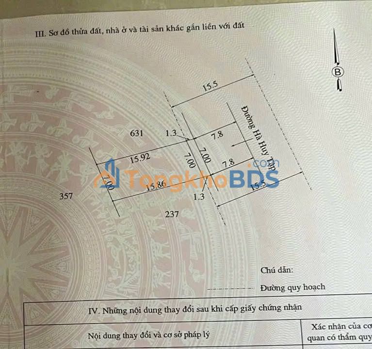 Đất nền Hà Huy Tập Huế 112m² 1.5 tỷ - Sổ đỏ chính chủ