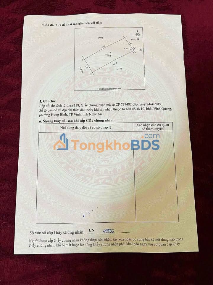 Đất nền Đốc Thiết Hưng Bình 80m² 3 tỷ - Sổ đỏ chính chủ