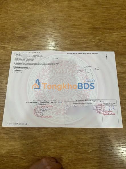 Bán đất 160m² An Khê, Gia Lai - Hẻm 39 Trần Khánh Dư, giá 580 triệu