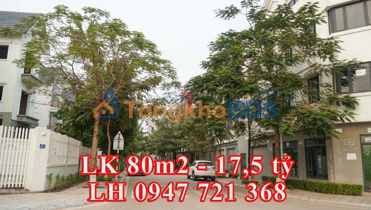 Townhouse Ha Dong Geleximco C 80m2 17.5 tỷ - Chính chủ bán