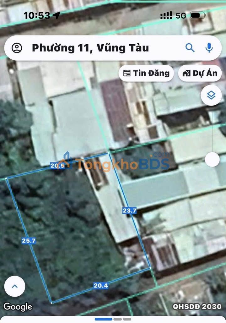 Đất nông nghiệp Vũng Tàu P.11 500m² 4.6 tỷ - Sổ đỏ chính chủ