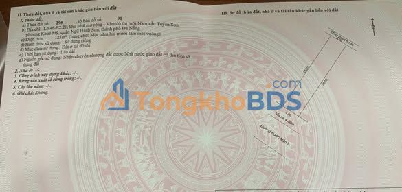 Đất Nước Mặn 125m² - View Sông Hàn Trực Diện, Sẵn Sàng Xây Căn Hộ Cao Cấp