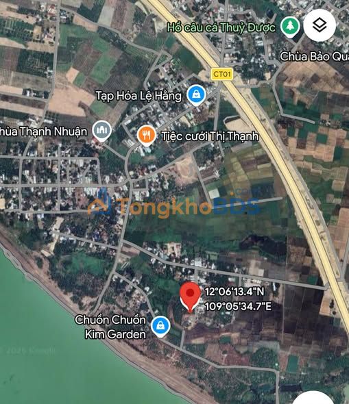 Đất nền Cam Phú Cam Ranh 1300m² 2,6 tỷ - Đất thổ cư 100%