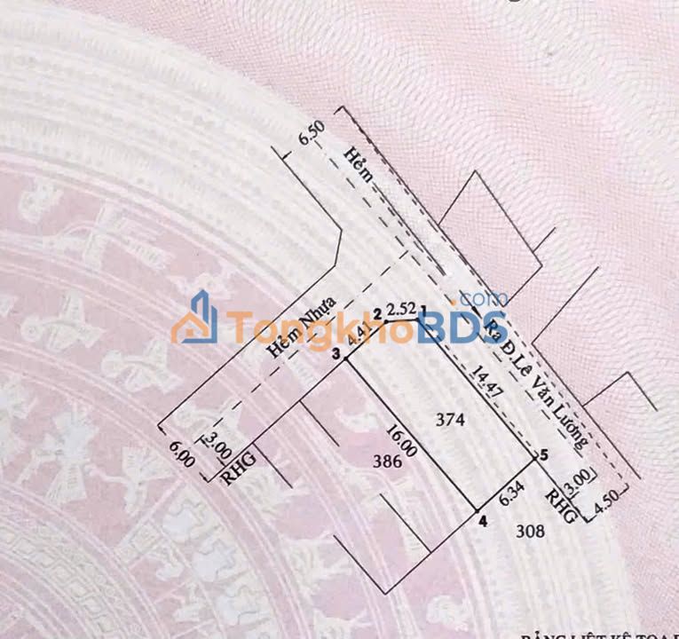 Đất Quận 7 Lê Văn Lương 100m² giá 4.3 tỷ - Sổ hồng riêng