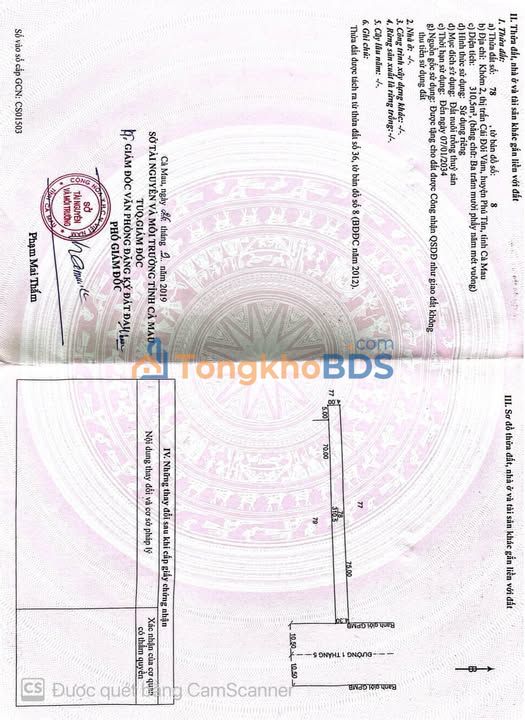 Bán Đất Mặt Tiền Đường Hải Thượng Lãng Ông, Cà Mau - 322.5m² Giá 500 Triệu