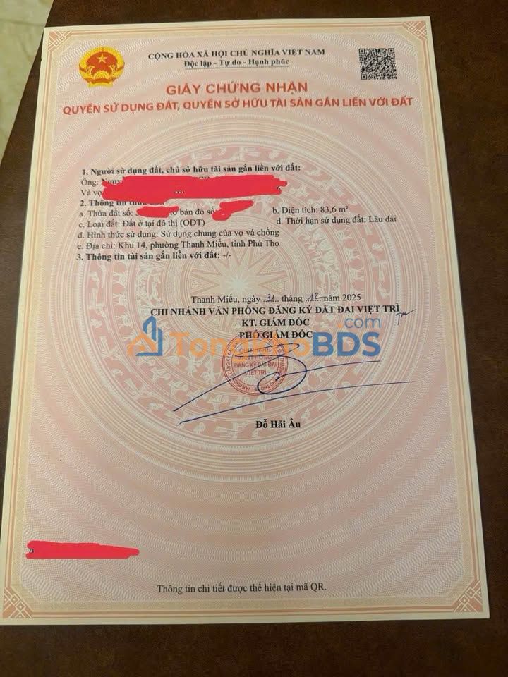 Đất Nền Vĩnh Yên 83.6m² - Sổ Đỏ Sẵn Sàng, Giá Đầu Tư 3.95 Tỷ