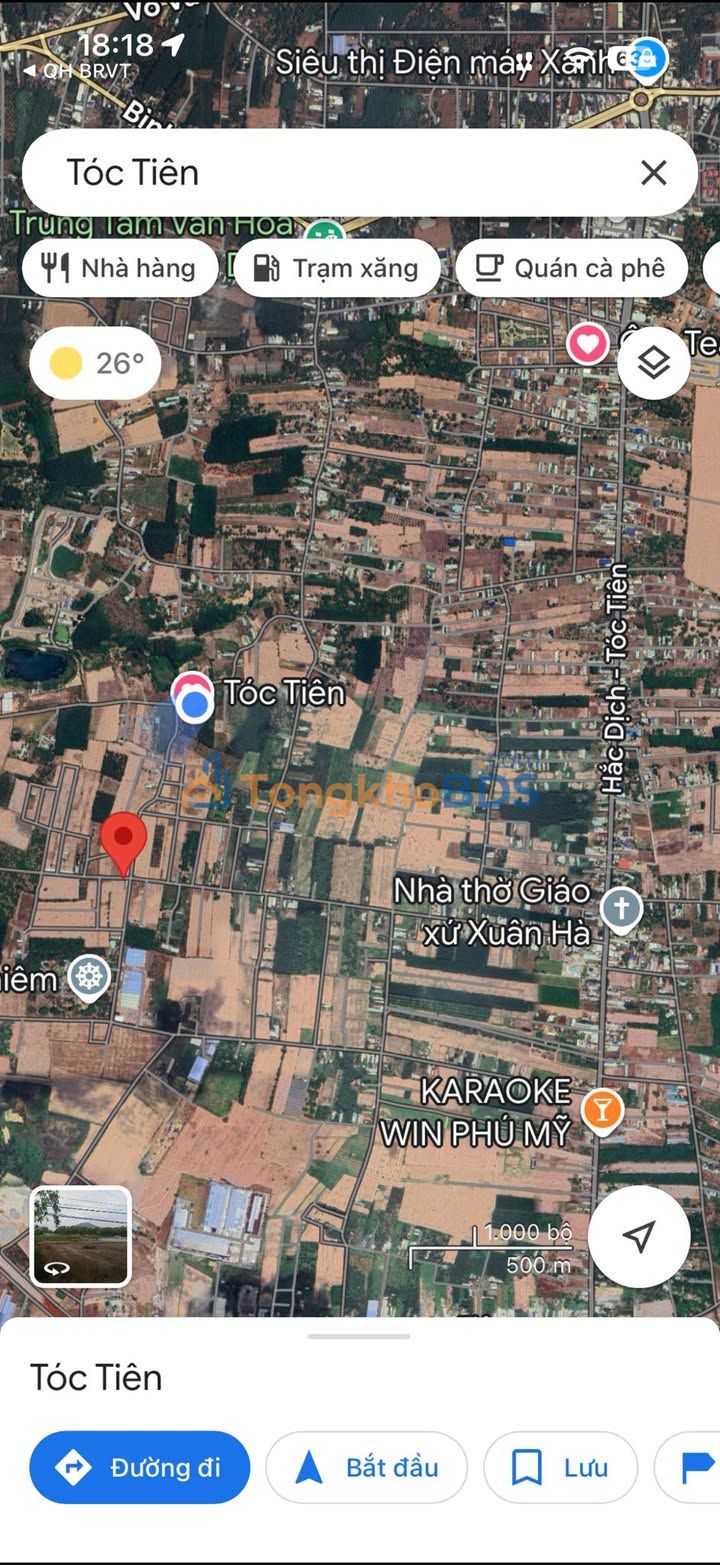 Đất Nền Mặt Tiền Mỹ Xuân Tóc Tiên 564m² - Giá Cắt Lỗ 4.5 Tỷ