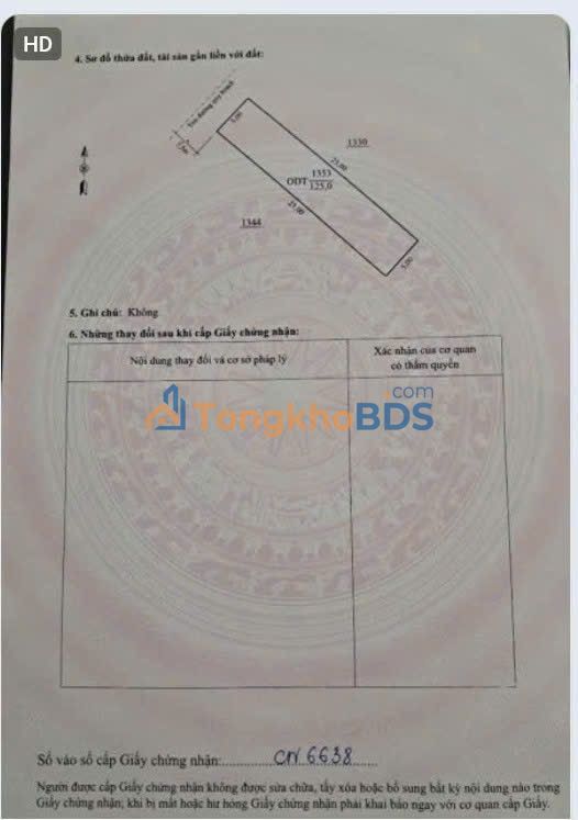 Đất nền 125m² hướng Tây Bắc tại Quảng Phú, Thanh Hóa - Giá chỉ 2.2 tỷ