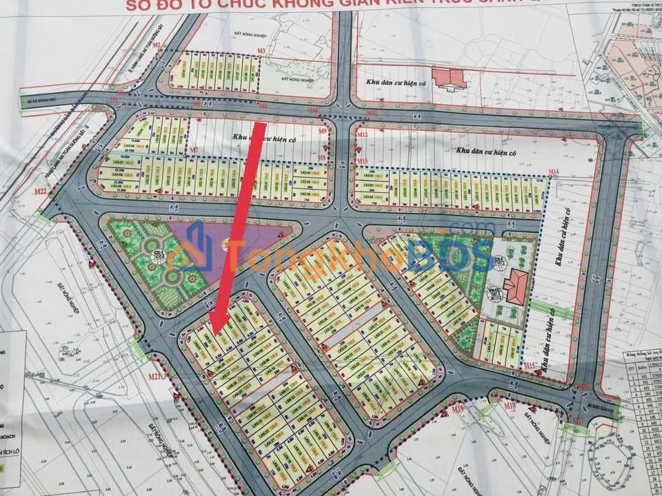 Đất Nền Xã Đông Quang 130m² - View Công Viên, 2 Mặt Tiền, Giá 1.38 Tỷ