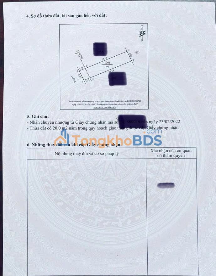 Đất nền Vinh Hưng Đông 159m² 3 tỷ - Sổ đỏ chính chủ