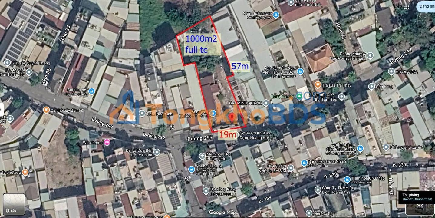 Đất Phước Long B Thủ Đức 1000m² - Mặt Tiền Sầm Uất, Full Thổ Cư, Giá Đầu Tư