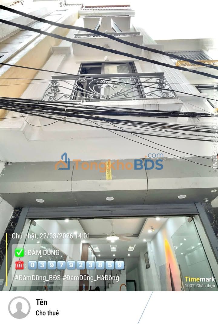 Nhà Quang Trung Hà Đông 35m² - Ô tô đỗ cửa