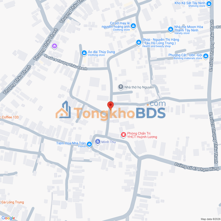 Đất nền Hòa Thành 400m² 170tr/m - Sổ đỏ chính chủ