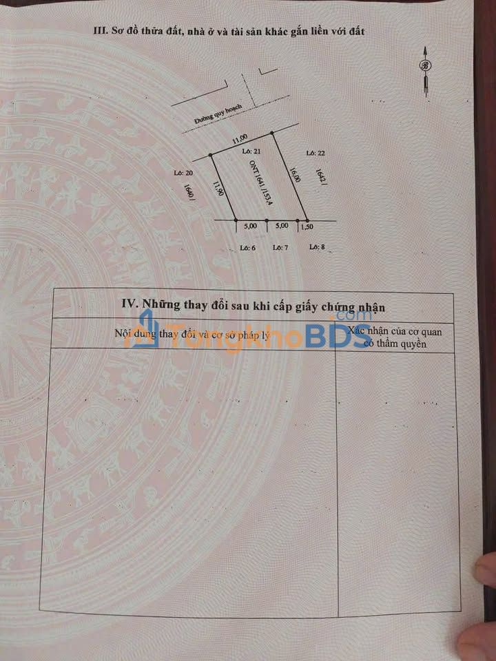 Đất Mặt Tiền Xuân Hồng Thọ Xuân 153m² - Giá Chỉ 7xx Triệu