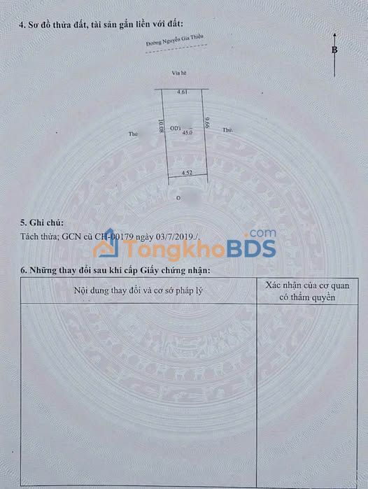 Đất Mặt Phố Nguyễn Gia Thiều, Ninh Giang - View Sông Sặt 45m²