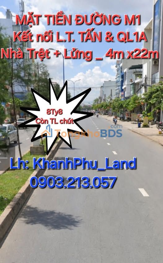 Nhà Mặt Tiền Đường Số 18, Bình Tân - 8.8 Tỷ, 88m², Sổ Hồng Riêng